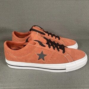 Converse Cons One Star Men's Rust Suede Sneakers